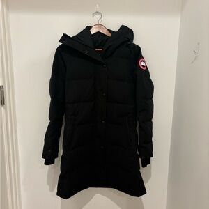 Canada Goose long black parka